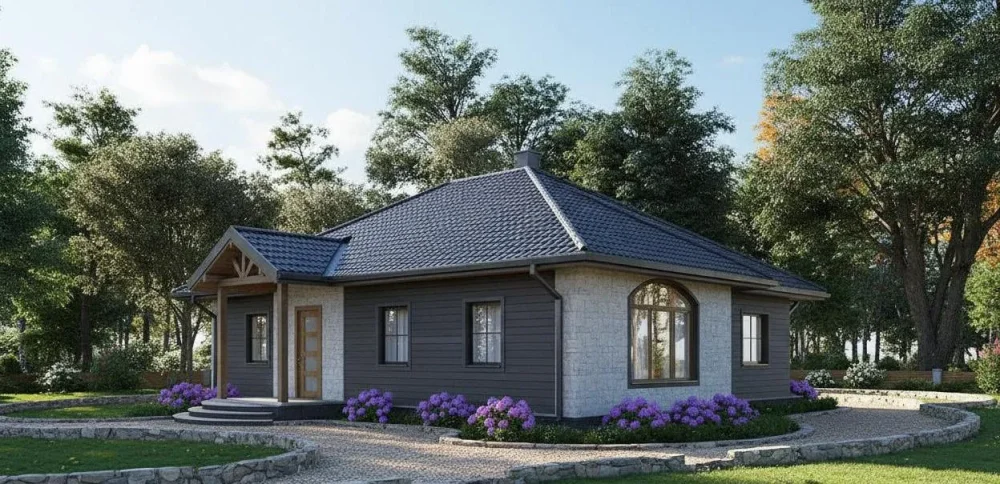 Проект Одноэтажный дом 16 на 14, 125 м2