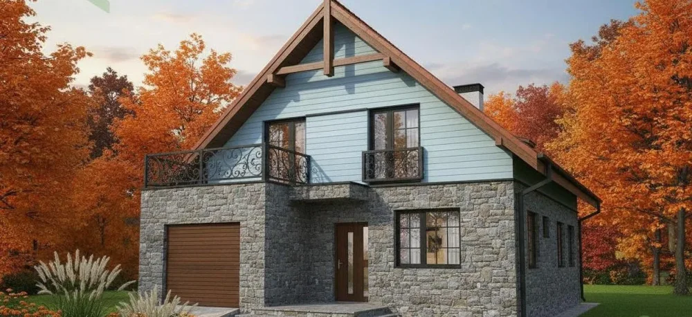 Проект Двухэтажный дом 10 на 16, 182 м2