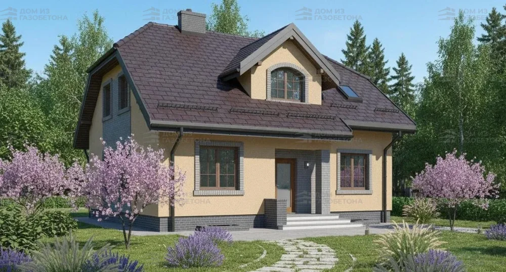 Проект Двухэтажный дом 10 на 11, 180 м2