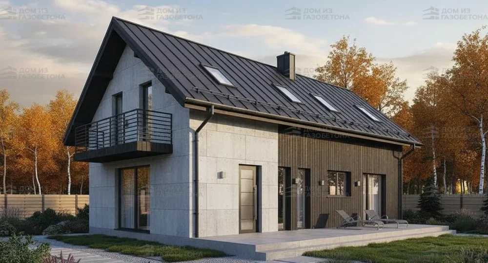 Проект Двухэтажный дом 14 на 11, 152 м2