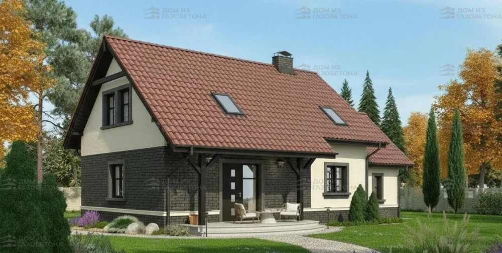 Проект Двухэтажный дом 14 на 8, 146 м2