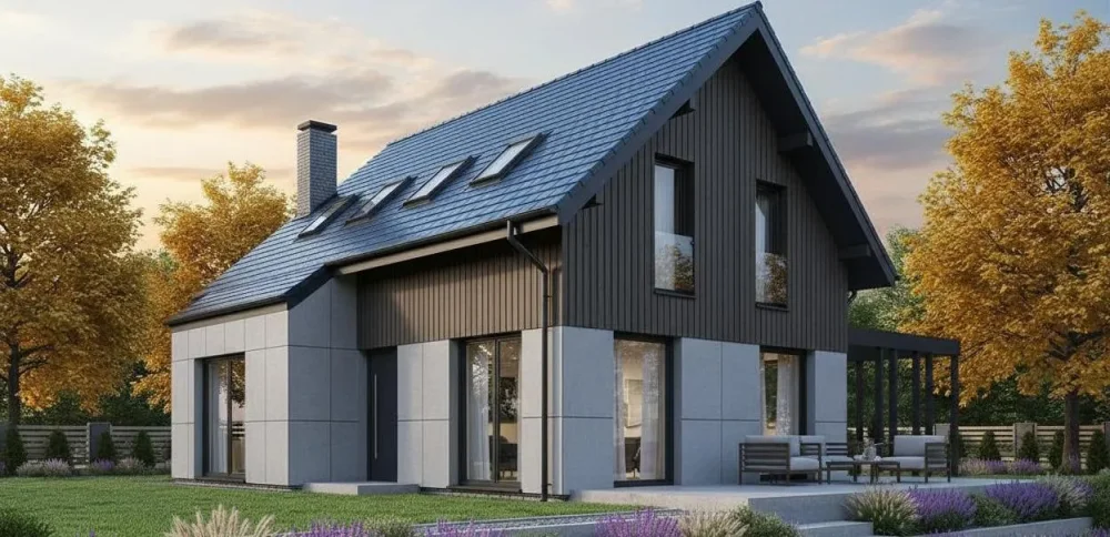 Проект Двухэтажный дом 13 на 11, 149 м2