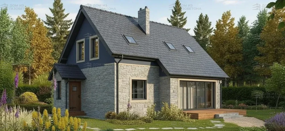 Проект Двухэтажный дом 11 на 9, 106 м2