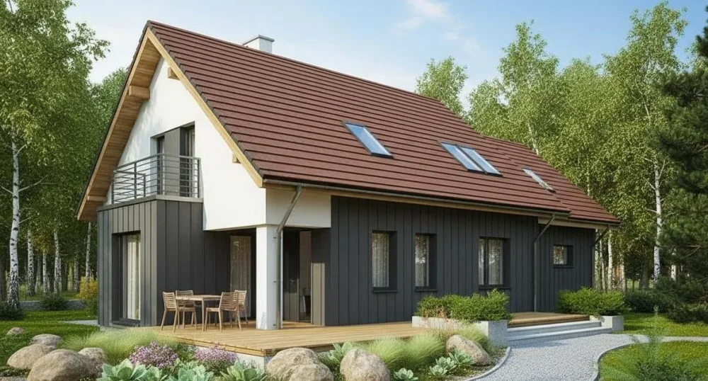 Проект Двухэтажный дом 18 на 10, 193 м2