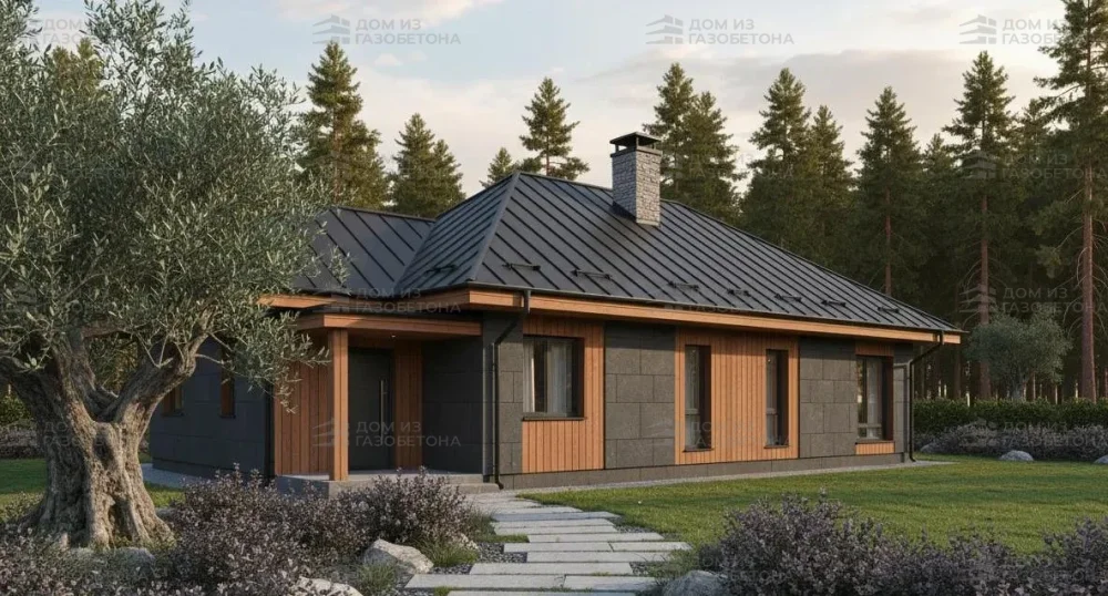 Проект Двухэтажный дом 12 на 12, 140 м2