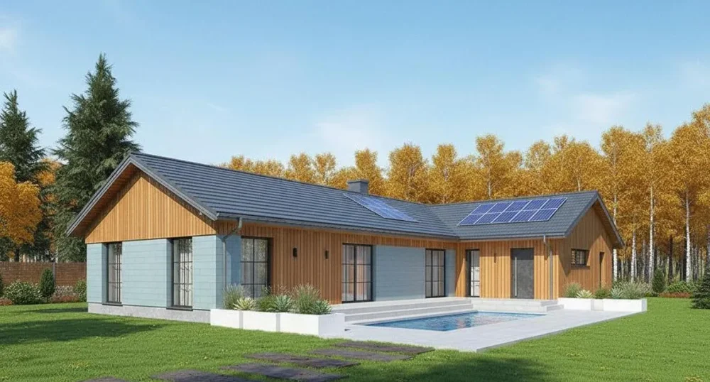 Проект Одноэтажный дом 20 на 10, 162 м2